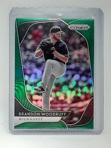 Brandon Woodruff 2020 Prizm Baseball - GREEN #4 - Milwaukee Brewers