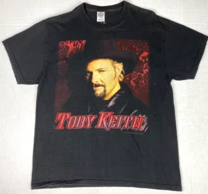 Vintage Band T-Shirt Toby Keith Size M/L 00s I Wanna Talk About Me Promo c.2001 - Picture 1 of 9