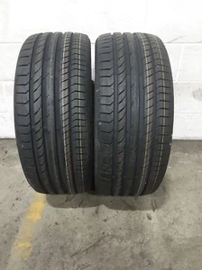 2x P245/35R21 Continental ContiSportContact 5P TO 9/32 New Tires - Picture 1 of 6