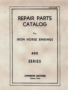Johnson Iron Horse 400 Series Parts Catalog (please read description) - Picture 1 of 2