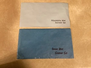 1983 P&D Souvenir Sets Philadelphia & Denver In Cello/Envelope. Set of Each - Picture 1 of 4