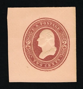 GENUINE SCOTT #U279 MINT 1886 BROWN ON ORIENTAL BUFF PLIMPTON-MORGAN FULL CORNER - Picture 1 of 2