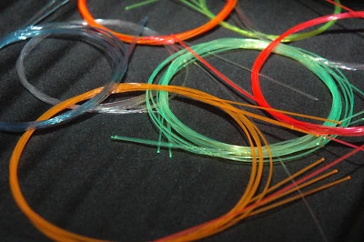 BULLSEYE FIBER OPTICS FIBER OPTIC OPTICS 12" Piece .010" Dia. for Archery Bow Gun Sights