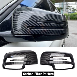 Carcasa cubierta espejo de fibra de carbono para Mercedes Benz W204 W176 W212 A45 C63 AMG - Imagen 1 de 14
