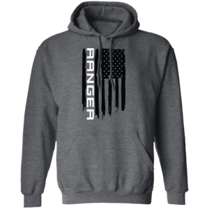 Ranger American Flag Pullover Hoodie - Picture 1 of 5