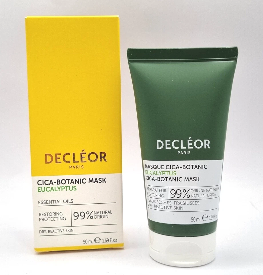 🩷 Decleor Cica-Botanic Face Mask  Eucalyptus 50ml Restores Dry Reactive Skin BN - image 1 of 1