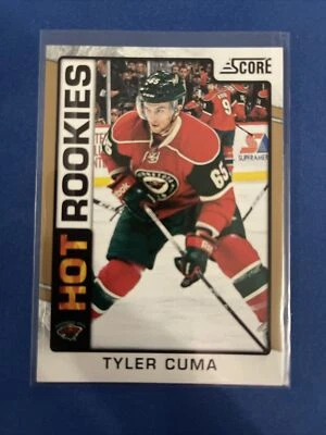 2012-13 Score Gold Rush Hot Rookies 536 Tyler Cuma Minnesota Wild - Image 1 of 2