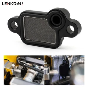 Aluminum Black Oil Filter Strainer Assembly For Honda Acura K20 K24 Engine  - Picture 1 of 11