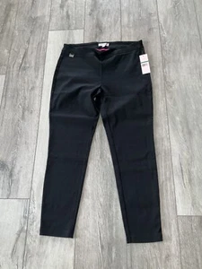 Pantalones elásticos negros NANETTE LEPORE. Entrepierna 27,5"". Talla grande. Original. $68. NUEVO. - Imagen 1 de 7