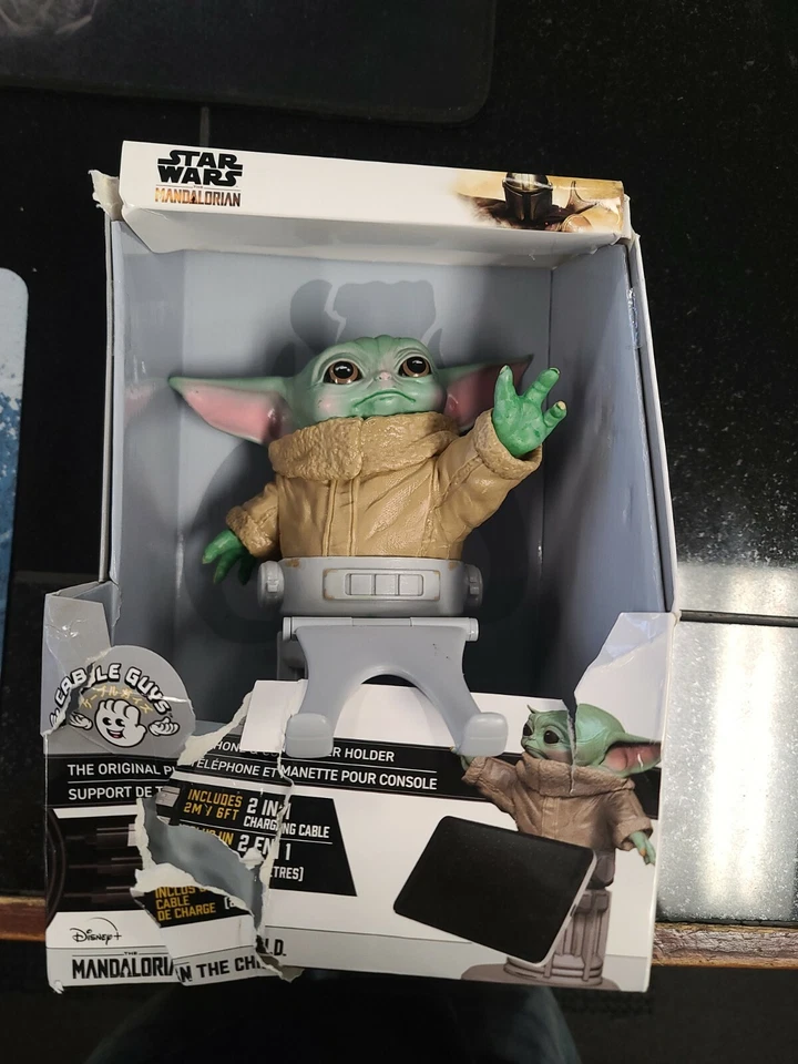 Star Wars The Mandalorian Baby Yoda The Child Grogu 8" Controller/Phone Holder - Image 1 of 1