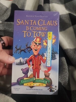 Santa Claus Is Coming To Town with Fred Astaire narrating VHS BRAND NEW  - Image 1 of 4