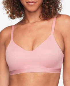 NWT Warner L No Side Effect WireFree Backsmooth Contour Bra RA2231A Pink 110329 - Picture 1 of 2