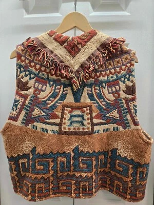 Chaleco Collar Vintage Creative Explosions Multicolor Talla L Foto 1 de 4