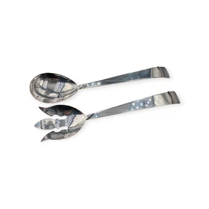 2-teiliges Salat Servier Set Ingrid 3 Kronen Silberschmiede Versilbert Besteck 12 Zoll * - Bild 1 von 10