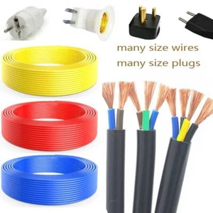 Outdoor Electric Wire 1 2 3 4cores 1.5/2.5 4/6 10-95mm² Home Wiring Cables Plugs - Picture 1 of 50