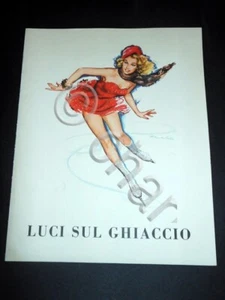 Brochure Spettacolo - Pattinaggio - Luci sul Ghiaccio - 1958 disegno Bertoletti - Imagen 1 de 1