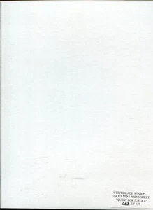 Witchblade Temporada 1 ''Quest For Justice'' Mini Hoja de Prensa Sin Cortar Ltd / 177 - Imagen 1 de 1