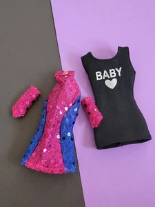 Spice Girls Girl Doll Custom Barbie Fashion Set of 2 Dress Baby Emma Spice it up - Picture 1 of 14