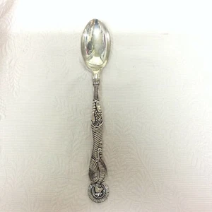 GODINGER Silver Plated Serving Spoon with Turkey & Cornucopia Handle - Picture 1 of 11