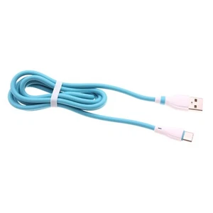 Blue 4ft USB-C Cable Charger Cord Power Wire Type-C Fast Charge for Smart Phones - Picture 1 of 5