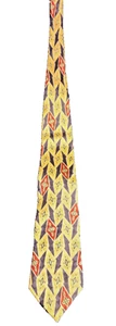 Herrenkrawatte Marke Madison & Rhodes mehrfarbig geometrisch Rautenstil Design - Bild 1 von 4