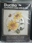 Bucilla Counted Cross Stitch Kit Sunflower Butterfly Natures Cameo Picture 48745