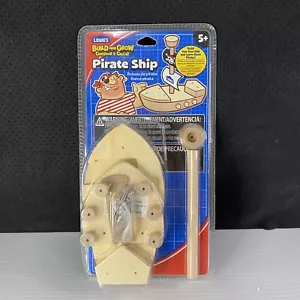 Artisanat pour enfants 5 ans et + construisez votre propre kit bateau pirate Lowe's DIY projet bois - Photo 1 sur 3