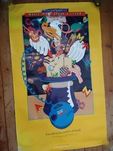 ITHistory (1990s( POSTER: TEXAS INSTRUMENTS Magic Wand Speak & Learn OF3 - Picture 1 of 2