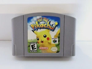 Authentic Hey You Pikachu Nintendo 64 N64 Game Cartridge Clean & Tested - Picture 1 of 2