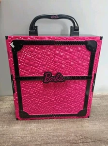 Mattel 2011 Barbie Fashionista Ultimate Closet Travel Case Pink and Black - Picture 1 of 9