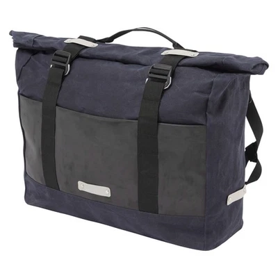 Bolsa carteiro Altura Heritage 25L ciclismo azul marinho ciclo reflexivo - Imagem 1 de 4