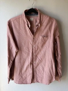 Red pink long sleeve mens shirt size XL from matalan long sleeve - Picture 1 of 4