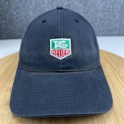 Tag Heuer Watches Hat Cap Strapback OSFM Adult Nike Golf Black Logo *FADED* - Image 1 of 4