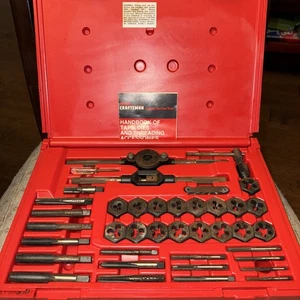 Craftsman 39 Piece Standard Size Tap and Die Set 52382 Made in USA (read) - Picture 1 of 8