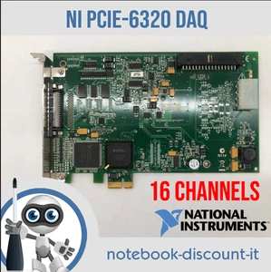 National Instruments NI PCIe-6320 781043-01 DAQ Scheda Acquisizione Dati 16 Ch. - Imagen 1 de 6