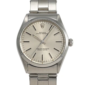 Rolex Oyster perpetual 34 1002 silver/bar Dial - Picture 1 of 11