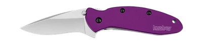 Cuchillos Kershaw Scallion Liner Lock púrpura aluminio anodizado 420HC carbono 1620PUR Foto 1 de 2