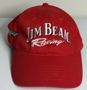 Vintage Jim Beam Racing Adjustable Red Hat - Picture 1 of 6