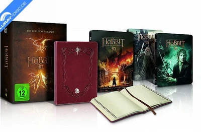 Der Hobbit: Die Trilogie 3D (Limited Steelbook Edition + Bilbo's Journal) NEU - Bild 1 von 4