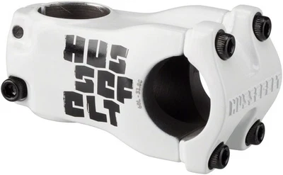 TruVativ Hussefelt Stem 60mm Clamp 31.8mm +/-0 Deg 1 1/8 in White Aluminum MTB - Image 1 of 2