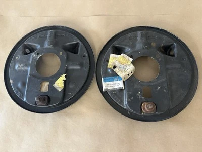 NOS 1978 - 1992 Drum Brake Backing Plate Chevrolet Buick Pontiac GM # 18012972 - Image 1 of 4