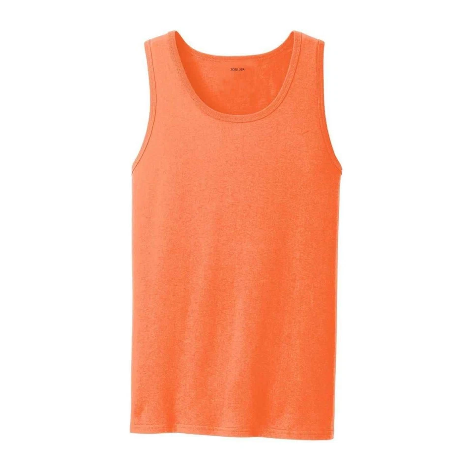 Camisetas sin mangas Joe's EE. UU. para hombre 5,4 oz 100 % algodón en tallas S-4XL Foto 1 de 1