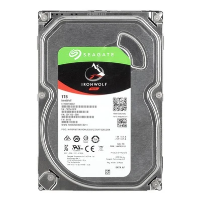 Seagate Ironwolf 1TB 5.9K 64MB SATA III 3.5'' ST1000VN002 - Image 1 of 3