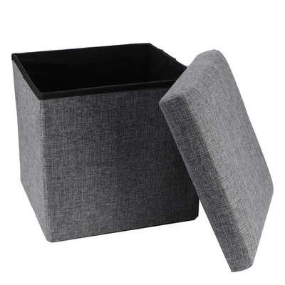 (Big)Foldable Storage Ottoman Multifunctional Storage Bench Footstool Wi FI - Image 1 of 4