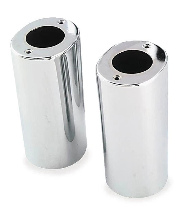 Biker's Choice Fork Tube Covers Chrome Standard #74537 Harley Davidson - Image 1 of 1