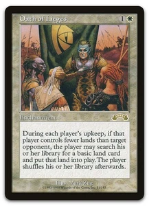 Oath of Lieges #11 (NM) Exodus EXO Magic MTG - Picture 1 of 1
