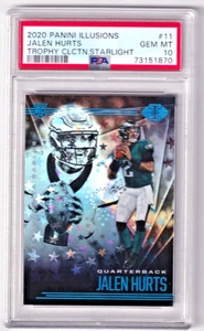Panini Illusions Jalen Hurts Trophy Collection Starlight #11 2020 PSA 10 (RC) - Imagen 1 de 2