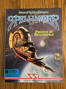 PC Big Box AD&D Spelljammer: Pirates of Realmspace 5 1/4 Floppy Disk Game RARE - Picture 1 of 10