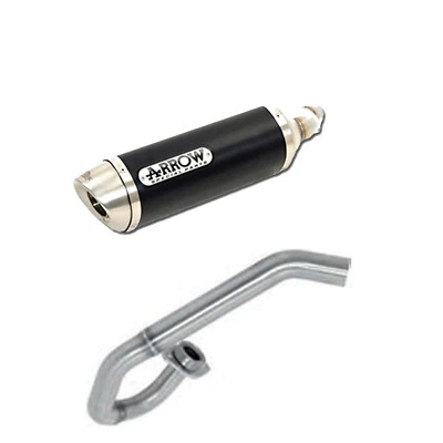 �CHAPPEMENT COMPLET ARROW POUR YAMAHA WR 125 X 2009 > 2016 THUNDER DARK INOX - Photo 1/3