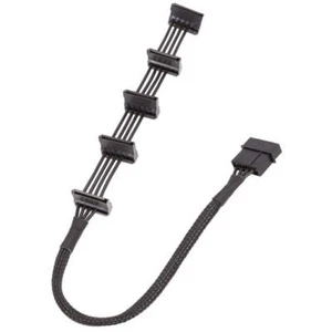 18AWG Grande Grille Manchon 4 Broches 1 à 5 SATA Câble Cage Disque Dur, 40cm 4 Broches 1 à 5 - Photo 1/4